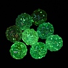 UV Plating Luminous Acrylic Beads MACR-D024-22-2