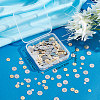 CREATCABIN 600Pcs 4 Style Brass & 316 Surgical Stainless Steel Spacer Beads STAS-CN0001-14-7