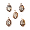 Natural Tiger Eye Pendants X-G-K333-01J-1