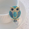 Animal Alloy Rhinestone Brooches for Clothes JEWB-C046-04A-LG-1