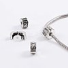 Alloy European Style Clasps PDLC-PH0001-02AS-5