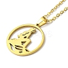 304 Stainless Steel Pendant Necklaces LS-NJEW-Z025-06G-2