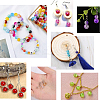Transparent Crackle Glass Beads CCG-PH0003-13-7