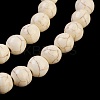 Synthetic Turquoise Beads Strands TURQ-G106-8mm-02Q-3