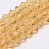 Transparent Glass Beads Strands EGLA-A039-T2mm-D18-1