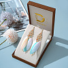 Rhombus Alloy Rhinestone Chandelier Earrings FS-WGCB5E2-08-1
