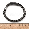 304 Stainless Steel Link Chain Bracelets for Women Men BJEW-A031-04C-AS-3