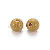 Opaque Acrylic Beads X-MACR-S370-C8mm-29-2