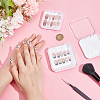 20Pcs Transparent Plastic Nail Art Tool Storage Box CON-BC0007-03C-3