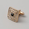 Alloy Rhinestone Cufflinks for Men FIND-WH0110-732-1