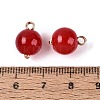 Alloy Glass Pendants GLAA-P080-03G-07-3