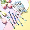 12 Skeins 12 Colors 6-Ply Polyester Embroidery Floss OCOR-FS0001-01A-01-9