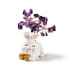 Natural Gemstone Tree Display Decorations DJEW-E007-01RC-3