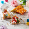 50Pcs Heart Printed Organza Bags OP-TADJ0001-01E-5