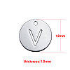 Non-Tarnish 201 Stainless Steel Charms STAS-Q201-T051-V-2