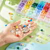 60Pcs 6 Colors Transparent Acrylic Beads TACR-TA0001-53-7