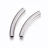 Tarnish Resistant 304 Stainless Steel European Tube Beads X-STAS-F174-19P-A-1