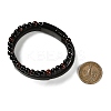Natural Tiger Eye & Glass Round Beaded Bracelets LS-BJEW-G732-02B-6