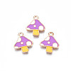 Autumn Theme Alloy Enamel Charms ENAM-S115-143B-1