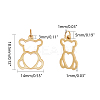 Ion Plating(IP) 304 Stainless Steel Pendants LS-A-STAS-S105-T584-2-3