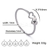 304 Stainless Steel Finger Rings for Women Men FS-WGB974C-03-1