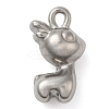 304 Stainless Steel Pendants STAS-M070-06P-1
