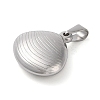 Non-Tarnish 304 Stainless Steel Pendants STAS-R229-20P-2