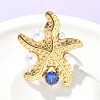 304 Stainless Steel Micro Pave Cubic Zirconia Plastic Pearl Cuff Rings RJEW-D310-02C-G-2