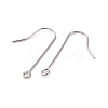 316 Surgical Stainless Steel Earring Hooks STAS-E027-02B-P-2