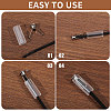 40 Sets Zinc Alloy with Resin Cord Ends FIND-CA0010-66P-4