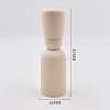 Unfinished Wooden Peg Dolls DOLL-PW0002-019-3