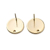 201 Stainless Steel Stud Earring Findings STAS-P308-09C-G-3