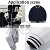 Stripe Pattern Cotton Tubular Knit Rib Cuff AJEW-WH0348-200A-5