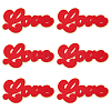 Word Love Towel Embroidery Cloth Iron on/Sew on Patches PATC-FG0001-56-1