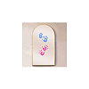 Waterproof Reflective Plastic Mirror Stickers DIY-WH0668-009-8