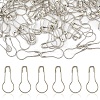 100Pcs Iron Brooch Findings IFIN-YW0003-79-1
