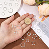 24Pcs 3 Styles Brass Textured Hoop Earrings EJEW-SC0010-89S-4