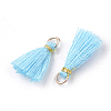 Polycotton(Polyester Cotton) Tassel Pendant Decorations FIND-S281-15-2