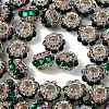Sparkling Acrylic Rhinestone Round Beads OACR-NH0002-01A-06-2