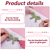 42Pcs 7 Colors Polyester Cloth Patches PATC-FG0003-15-3