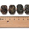 Natural Snowflake Obsidian Beads Strands G-H078-B22-01-5