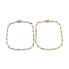 Unisex 304 Stainless Steel Bar Link Chain Bracelets BJEW-E372-05A-1