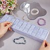 MDF Covered with Velvet Ring Organizer Display Trays RDIS-WH0001-43-3