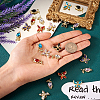 24Pcs 12 Style Glass Rhinestone Pendants FIND-TA0003-03-5