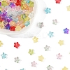 120Pcs 9 Colors Transparent Spray Painted Glass Beads GLAA-FS0002-13-2