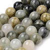 Natural Green Rutilated Quartz Beads Strands G-Q462-61-8mm-1