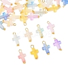 100Pcs Acrylic Pendant PALLOY-FS00039-02-3