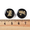 Dyed Black Synthetic Turquoise Beads G-F775-B09-3