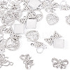 24Pcs 6 Styles Alloy Crystal Rhinestone Pendants FIND-TA0006-20P-2