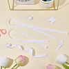 Polyester & Pom Removable Quilt Cover Corner Fasteners Button Straps FIND-CP0003-68-3
